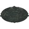 Ekena Millwork Attica Ceiling Medallion (Fits Canopies up to 3 3/4"), 39 1/2"OD x 2 1/2"P, Painted Turtle Crackle CM39ATPTC - alternate 2